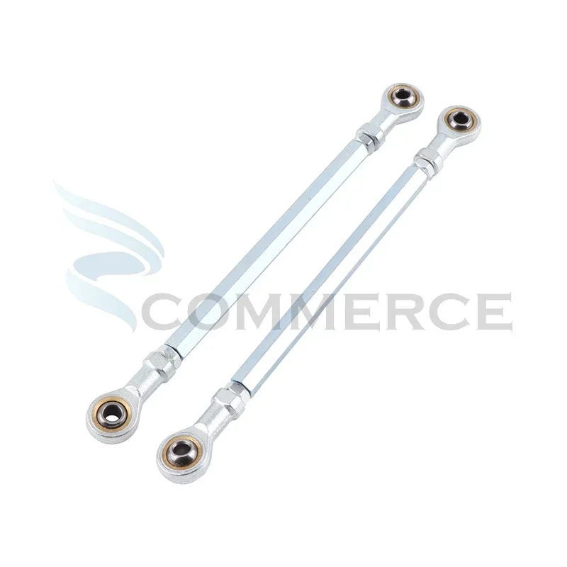 1 pair 170mm M6 Steering Tie Rod kit With M6 Ball Joint For Electric Mini Kids ATV Go Kart Buggy Quad Dirt Pit Bike parts