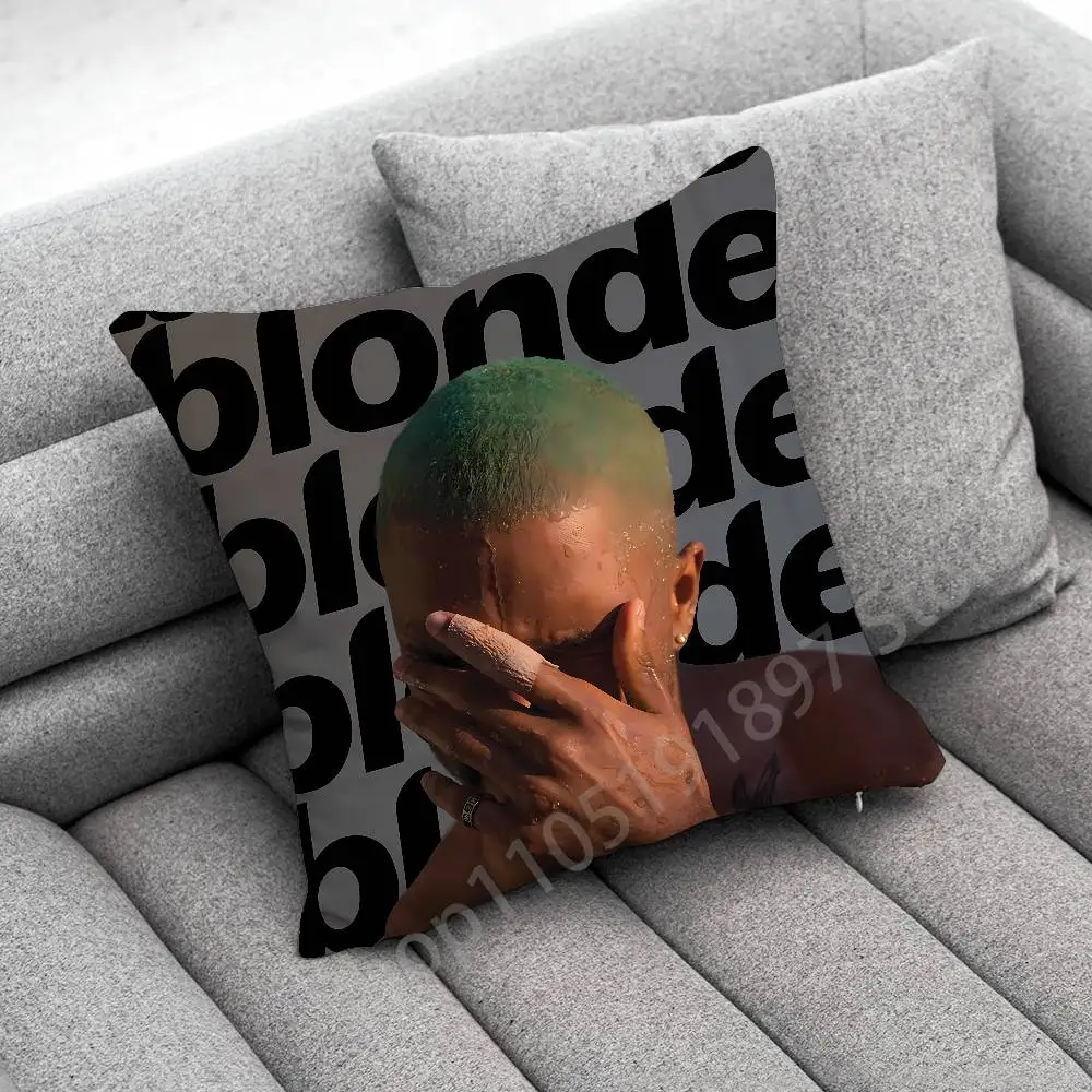 F-Frank المحيط شقراء قناة البرتقال رمي كيس وسادة ل 55x55 سنتيمتر 40x40 سنتيمتر 45x45 سنتيمتر 50x50 سنتيمتر 30x30 سنتيمتر مربع مكتب المخدة غطاء #4