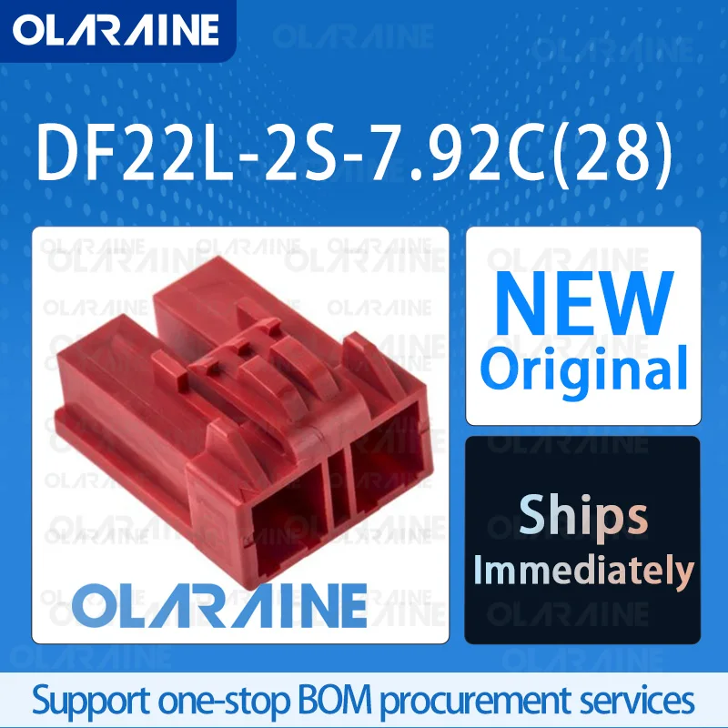 

20/50/100Pcs DF22L-2S-7.92C(28) 100% brand new and original IC chip Power to board connector 2 Position 1 kV