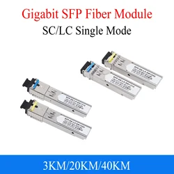 1 Paar Gigabit-Glasfaser-SFP-Modul 1000m sc/lc 1,25g nm/nm Einzel modus Ein B-Glasfaser modul für Mikro tik Ethernet-Switch