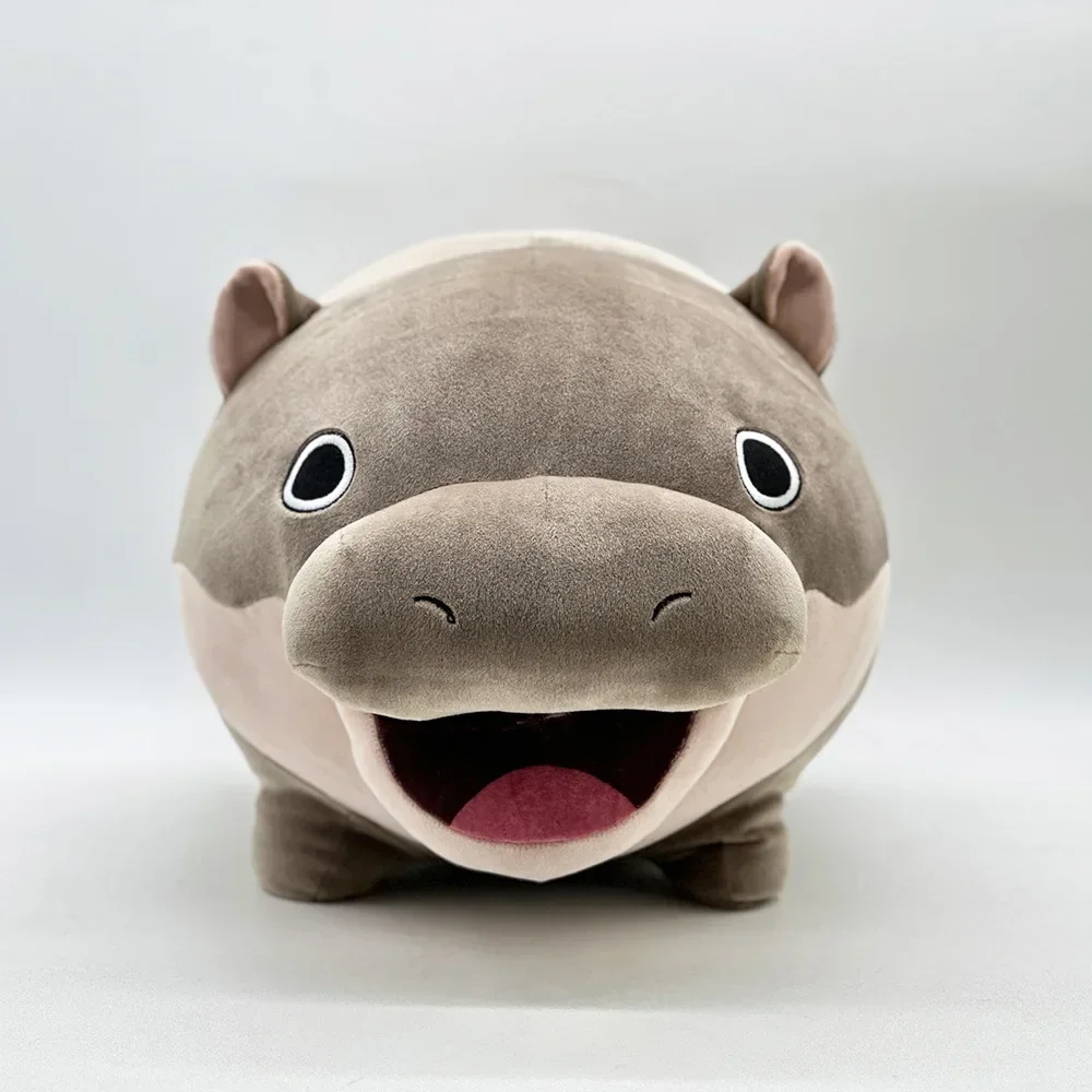 Jouet en peluche Hipryotamus Moo Deng pour enfants, coussin en peluche doux, oreiller de dessin animé mignon, cadeau de Noël, décoration de chambre, jouets