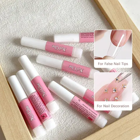 नकली नाखूनों के लिए सुपर मजबूत नेल ग्लू सेट, ऐक्रेलिक नाखून, नकली नाखूनों पर प्रेस, कला सजावट, लंबे समय तक चलने वाला आसंजन जेल 8 best sales नाखूनों पर गोंद लगाएँ - №8