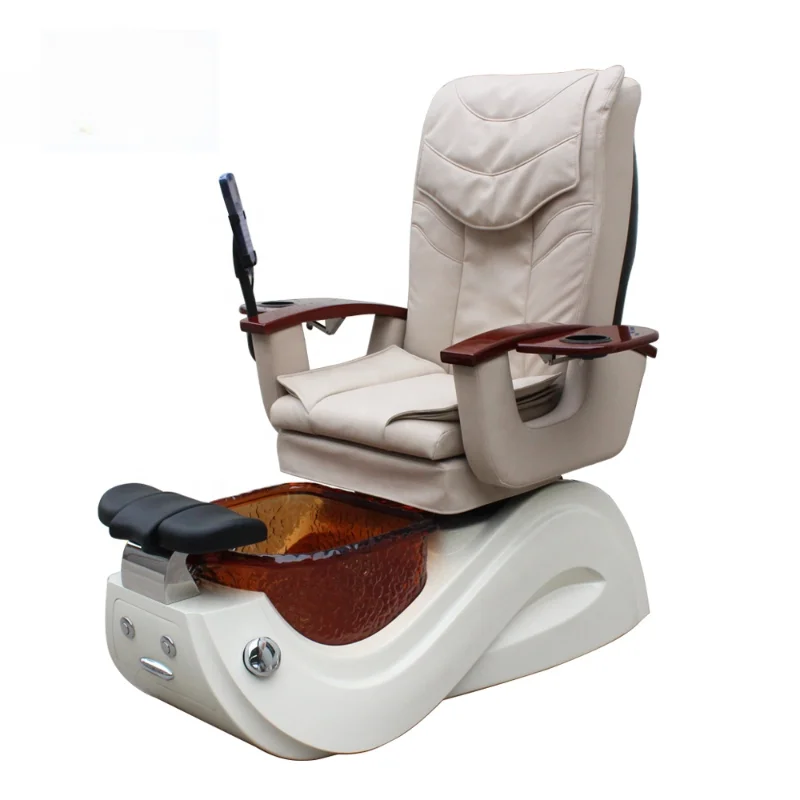 Hot Sale Luxury Modern Pipeless Whirlpool Foot Spa Human Touch Massage Pedicure Chair