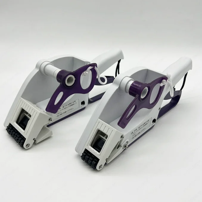 Semi-Automatic Handheld Labeling Machine – for Round & Flat Plastic Bottles, Supermarket Pricing & Self-Adhesive Labeling
