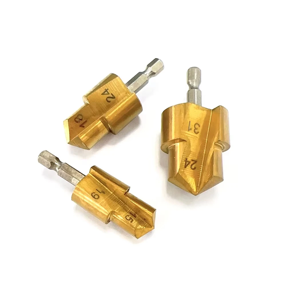 

Hexagonal handle lifting drill bit PPR ladder drilling water electrician multi-layer water pipe reaming drilling tool