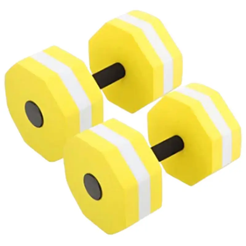 Pool Weights 1 Pair EVA Foam Sports Aquatic Exercise Dumbbells Pool Weights Set For Sports Aqua Fitness Barbells Hand Bar For