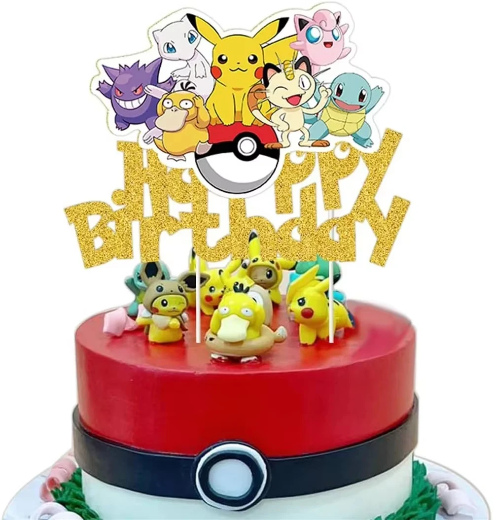 Pokémon thema feestfavoren: polsbandjes, stickers, ballonnen, cadeautjes, goodiebag vullers, verjaardagsdecoratie