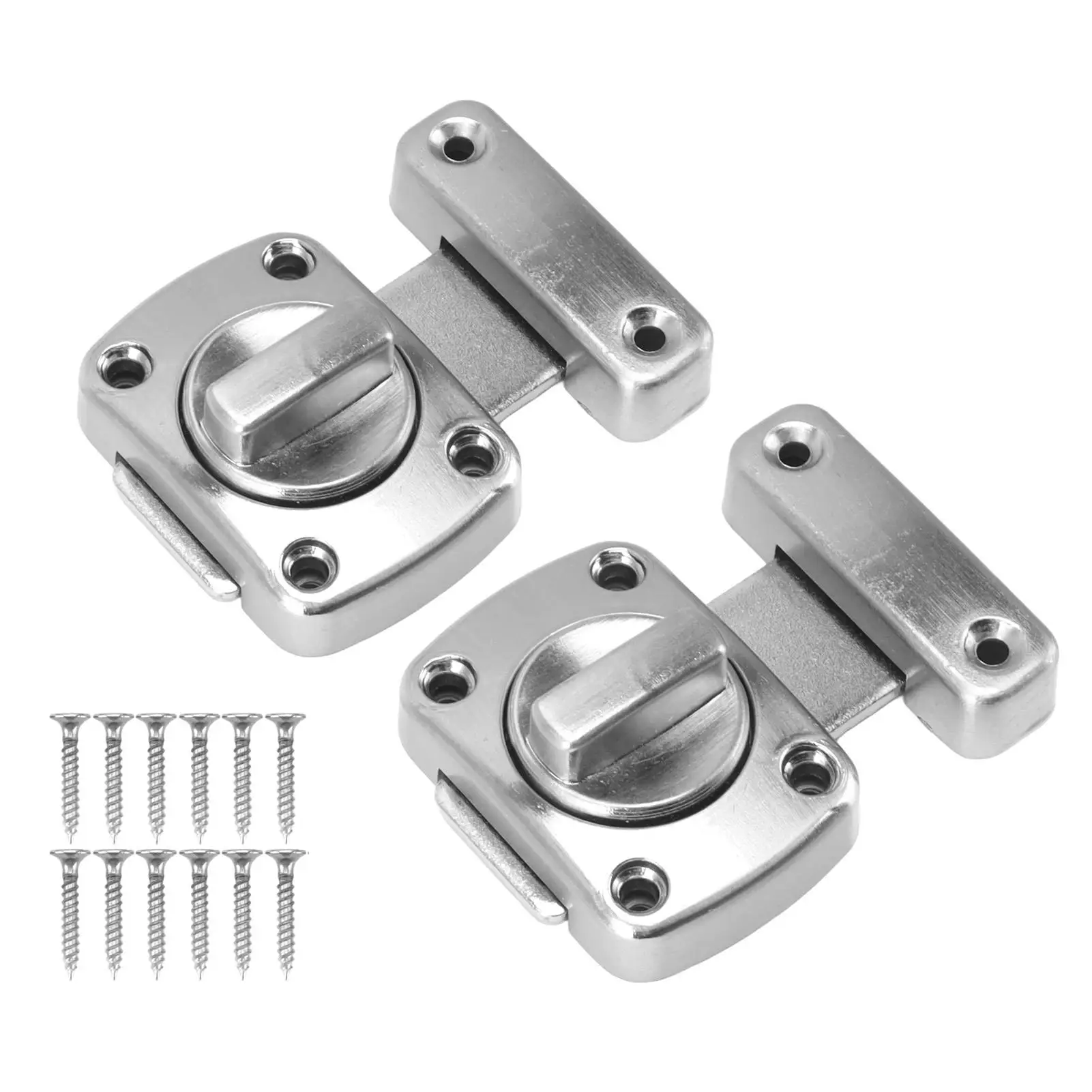 

Stainless Steel Mini Door Latch for furniture Hardware Fittings Secure Rustproof Sturdy for Home Office or Bedroom