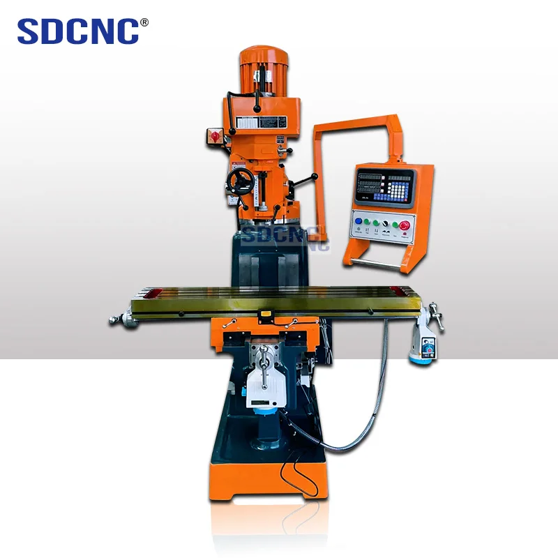 High Precision X6325 Vertical Metal Milling Machine Taiwan Turret for Light Duty Machining