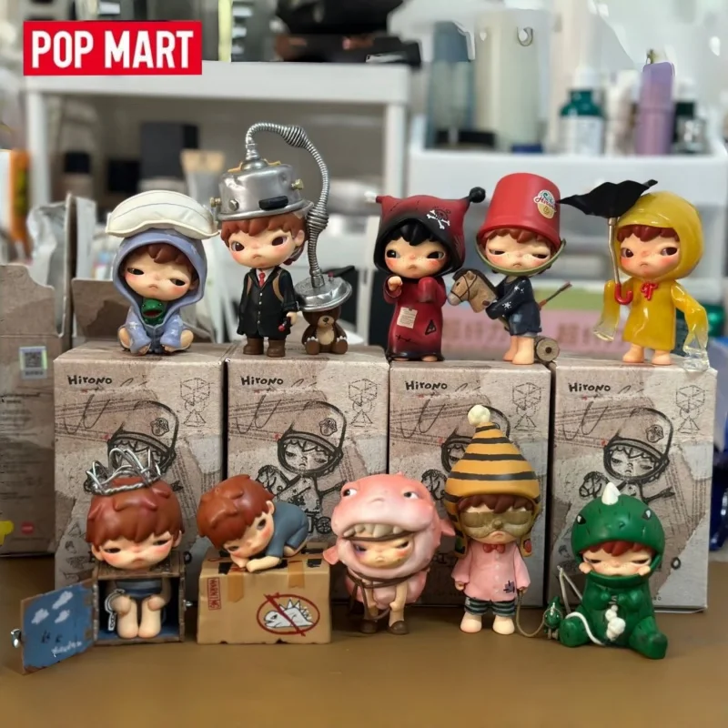 POPMART Hirono Echo Series Genuine Blind Box Kawaii PVC/ABS Figure 6-9cm with 12+1 Secret Chase Trendy Collectible Toy