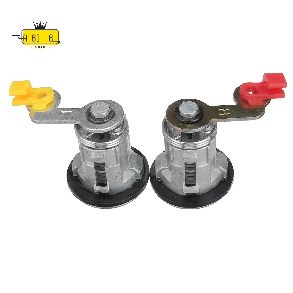 ABIB -1 Set Front Left Right Door Lock Barrel & Keys For L200 Pick Up 2001 2002 2003 2004 2005
