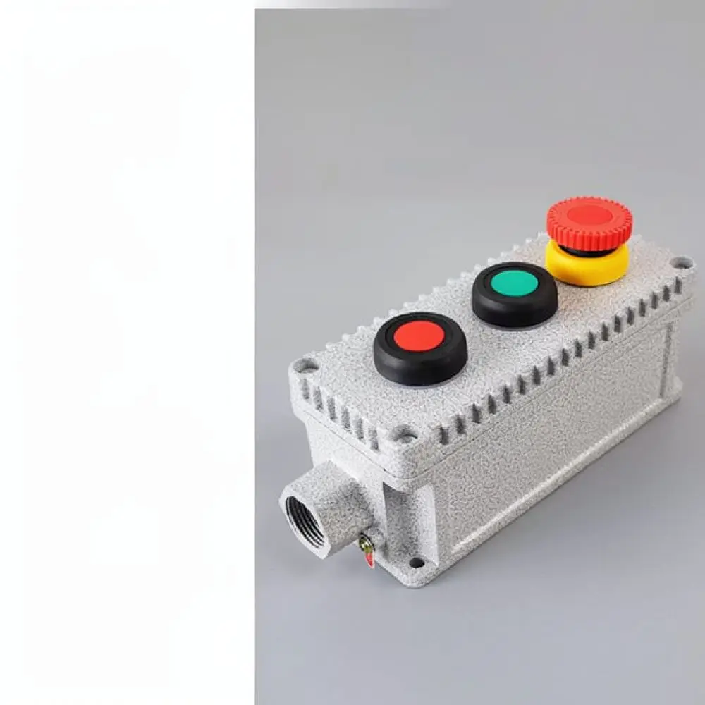 Explosion Proof Push Button Box Emergency Stop Control Station Industrial Electrical Enclosure For Machinery Power