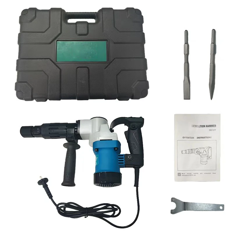 High Power 1200W Multifunctional Wall Chiseling Electric Pick, Hammer, Impact Drill Dual-Use