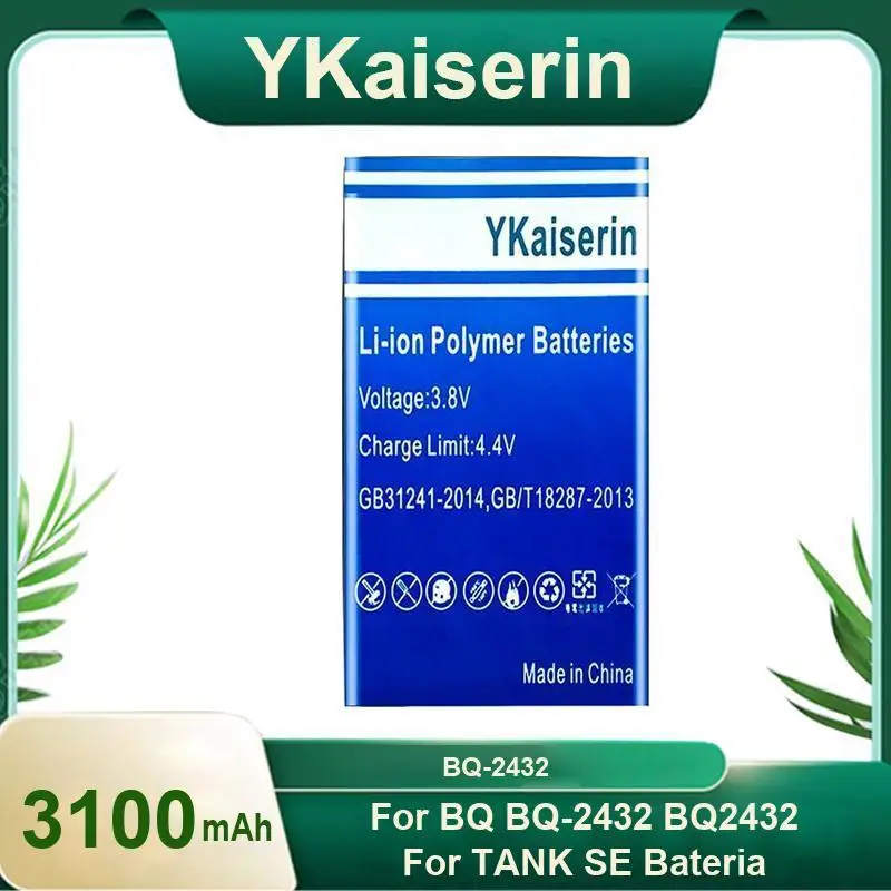 

Robust For BQ BQ-2432 BQ2432 Tank SE Bateria 3100Mah Mobile Phone Battery