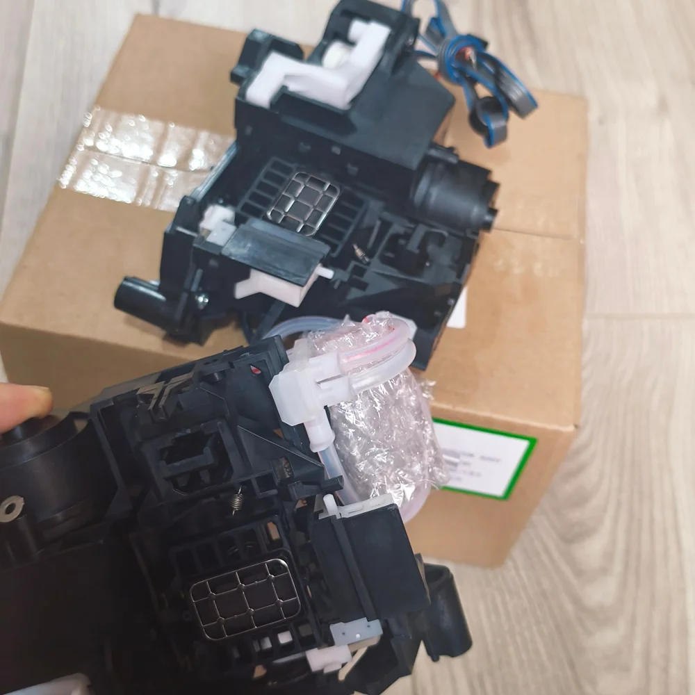 

Б/у чернильный насос в сборе, укупорочная станция для Epson R1390 R1400 R1410 R1420 R1430 L1800 L1500, блок очистки в сборе 1555374-04