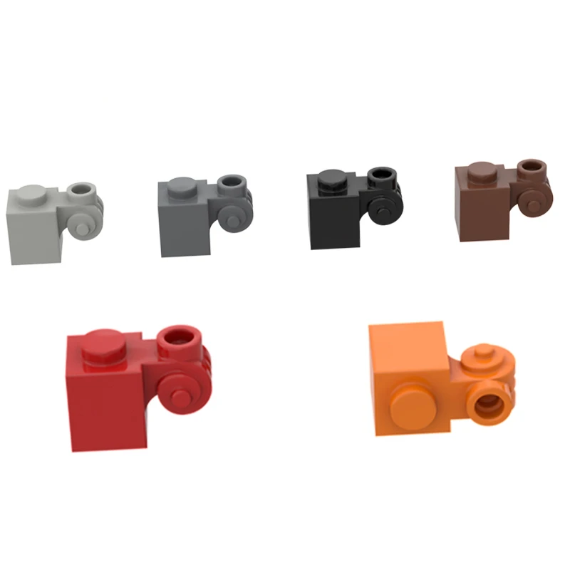 10pcs MOC Brick Parts 20310 Brick Modified 1 x 1 with Scroll Compatible Building Block Particle DIY Assmble Kid Puzzle Toy Gift