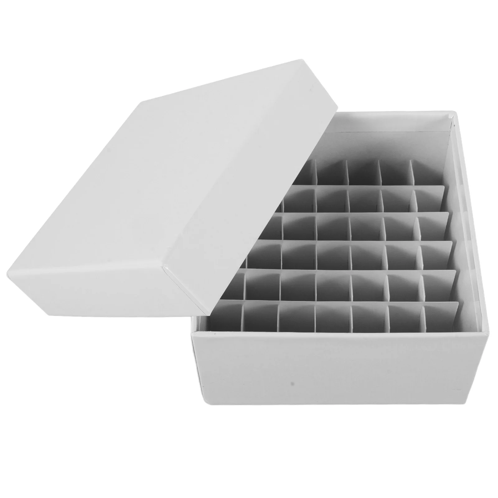 

Freezer Sample Storage Box Outdoor Chest Lab Microcentrifuge Tube Holder Caulking Rack Cryobox Organizer Container White Case