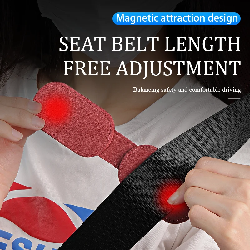 Car Seatbelt Belt Limiting Device Precise Positioning Ensure Safe Driving Magnetic Adjustable Spacing For Toyota