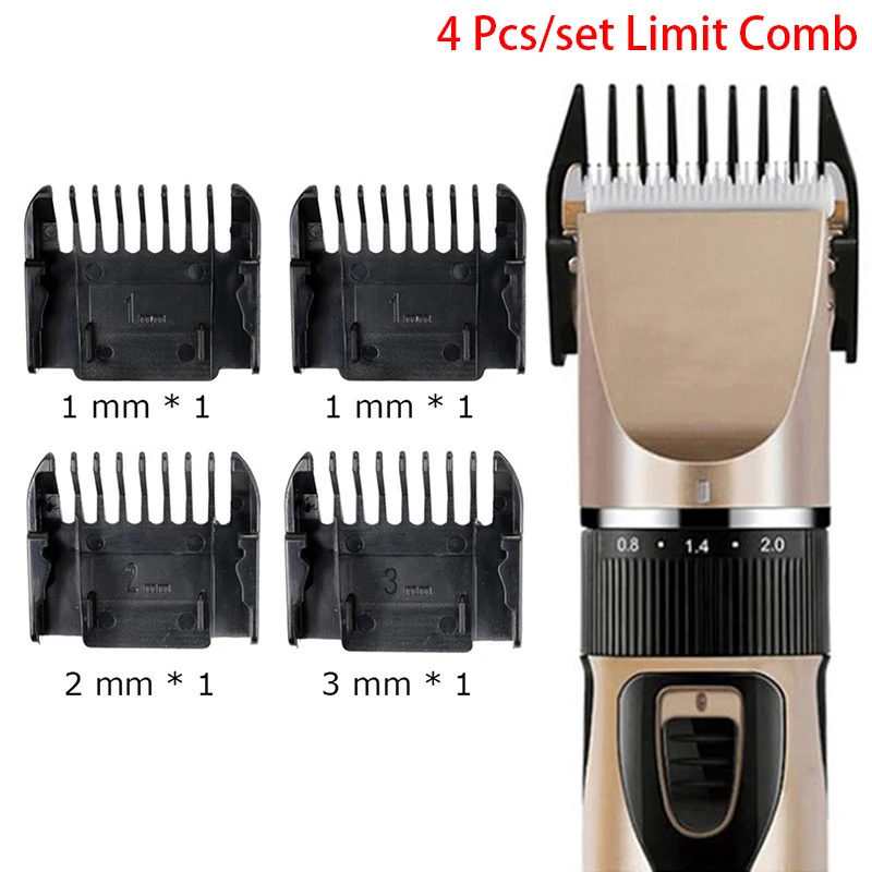 1/2/3/4PCS Universal Hair Clipper Limit Comb Guide Attachment Barber Replacement Style Tools~