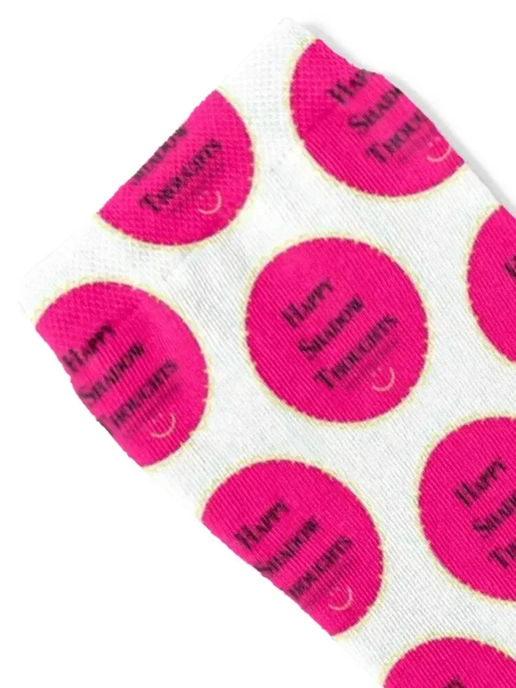 Happy Shadow Thoughts Socks golf winter Stockings compression cycling Socks Woman Men's