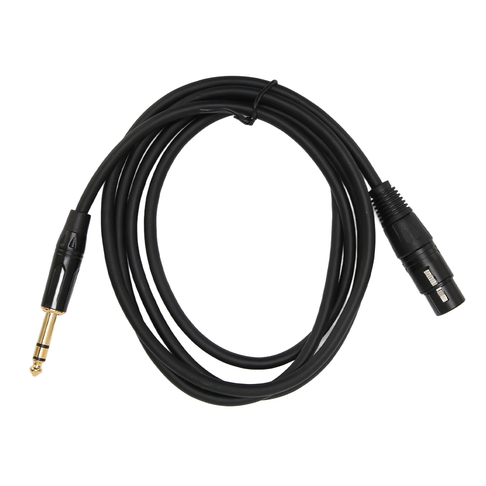 XLR fêmea para 1/4 Polegada TRS cabo, baixa latência, 3 pinos cabo fêmea, equilibrada interconexão, 48V Phantom Power para microfone