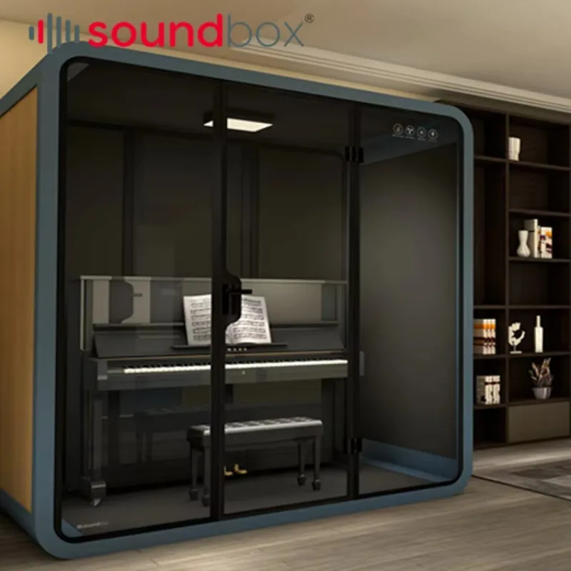 Acoustic Soundproof Booth Recording Studio Booths Soundproof Acoustic Office Private Meeting Glass Booth on Sale Office Pods