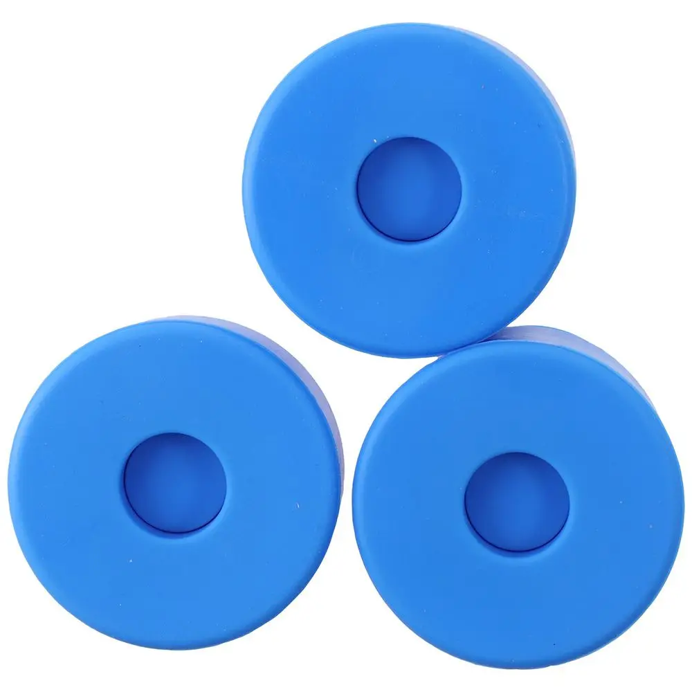 3PCS Blue Water Jug Cap 3 and 5 Gallon Food Grade Silicone Water Dispenser Non Spill Bottle Caps 55mm Water Bottle