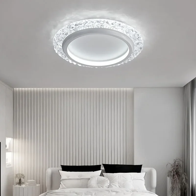 Moderna luce della stanza a LED plafoniera della camera da letto in stile minimalista creativa scava fuori il soffitto circolare del ristorante 2024 illuminazione domestica