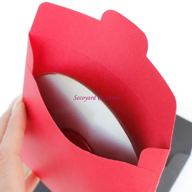 N3UC 50 Cardboard DVD Envelopes Compact Archivals For Music Albums And Files