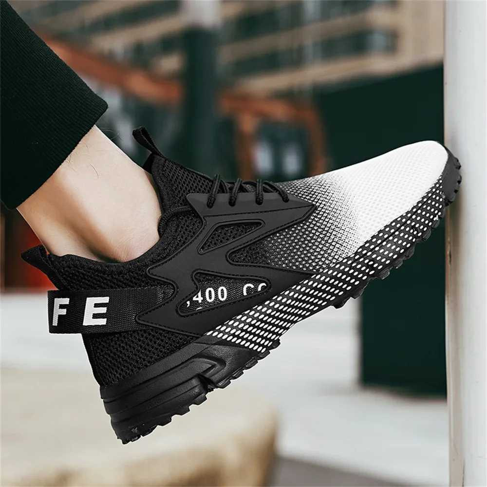 High Platform Knit Men's Colored Sneakers Sports Shoes Sneakers Sports Tennis Man High Tech Tenes Trends Boty Sho