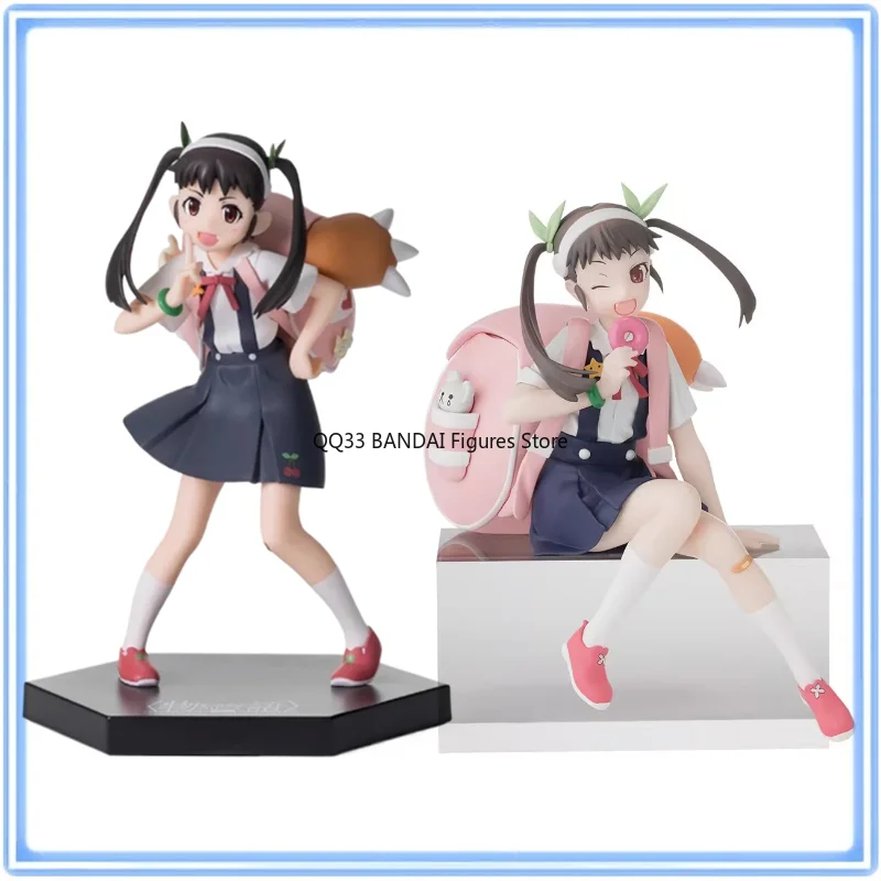 

Original Monogatari Series Anime Figure Mayoi Hachikuji Sitting Posture Action Figure Model Collectibles Desktop Ornaments