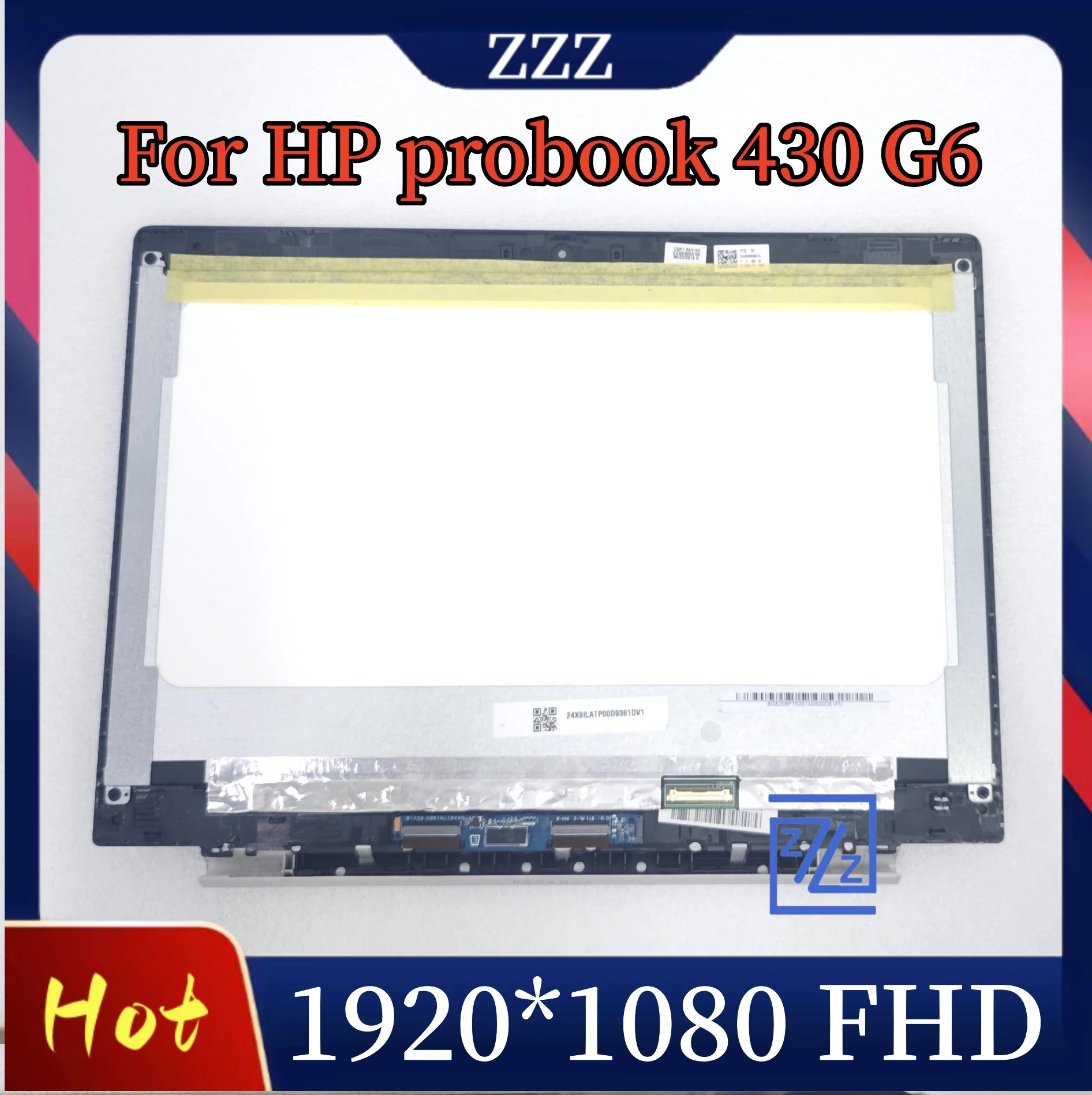 L79435-001 Replacement for HP probook 430 G6 LCD LED Display Touch Screen Panel Glass Digitizer Assembly w/Bezel