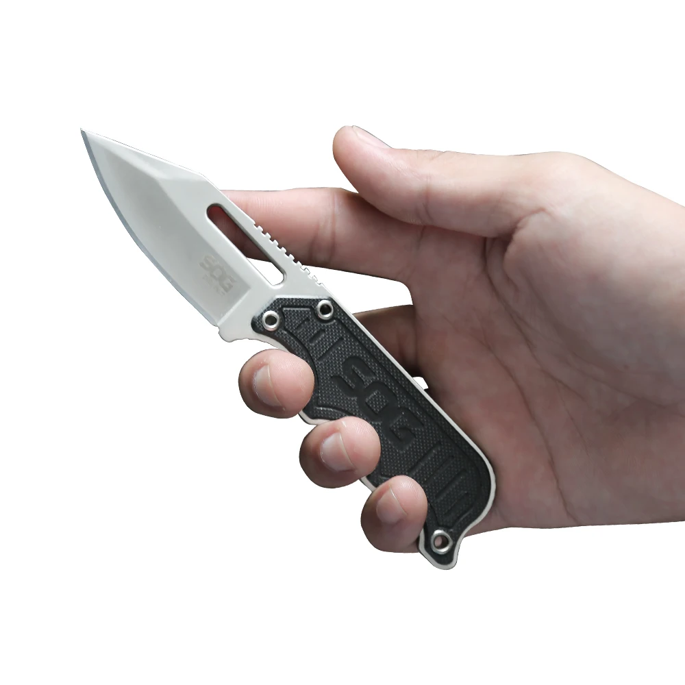 SOG INSTINCT Portable Tactical Knife EDC Mini Pocket Hand Tools Outdoor Survival Knives Daily Camping Cutter Equipment NB1012-CP