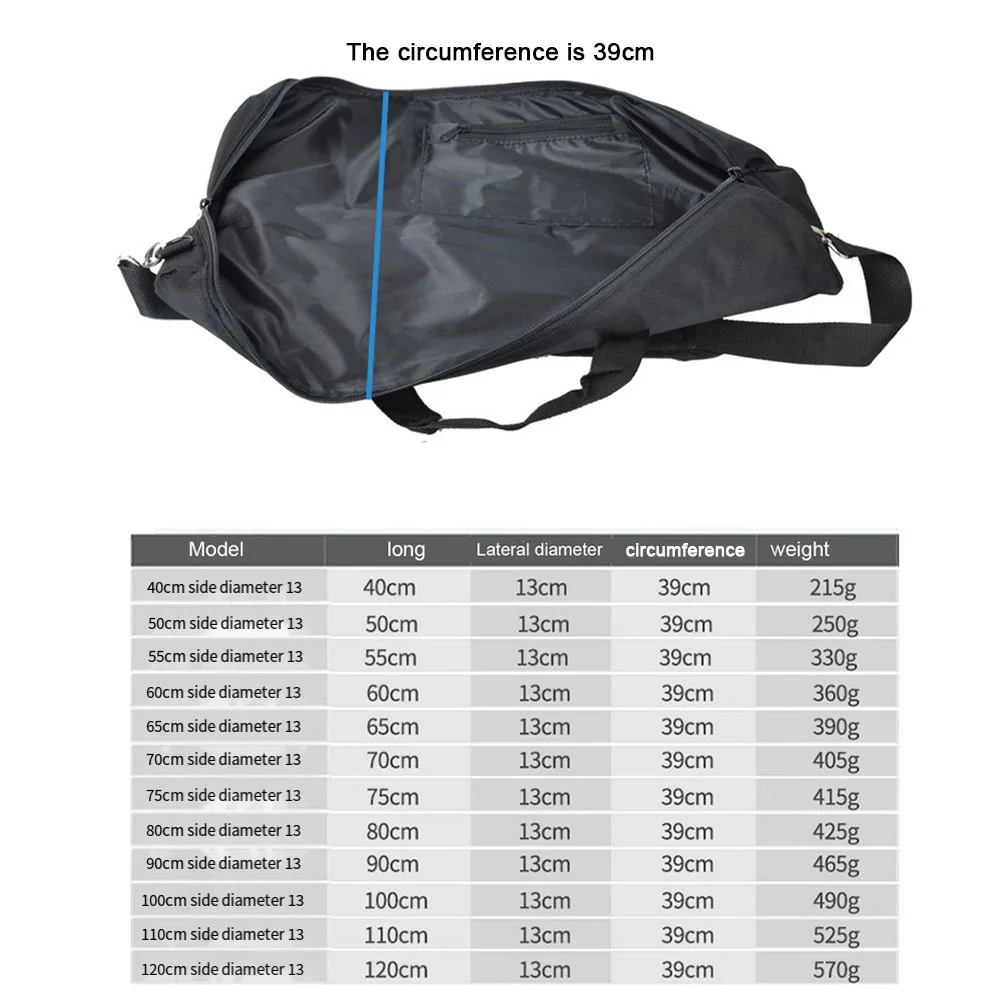 40-120cm Tripod Stand Bag Oxford Cloth Portable Travel Storage Handbag For Mic Photography Light Bracket Tripod Carrying Bag