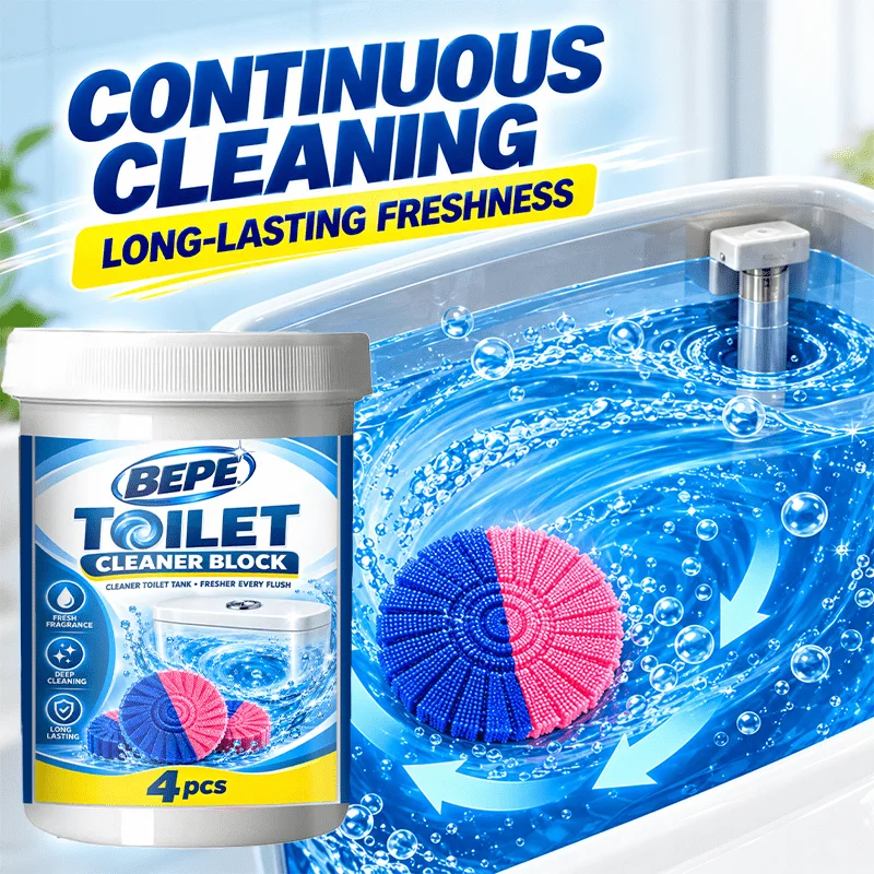 Effervescent Toilet Tablets: Dissolve Urine&Water Stains, Black Scale, Remove Yellow, Restore Shine, Deodorize, Bowl, Base&Drain