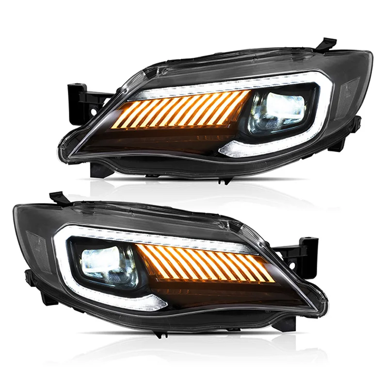 

LED Headlight Assembly Front Lamp Daytime Running Light For Subaru WRX 08-14 Daytime Running Light High/Low Beam Headlamp