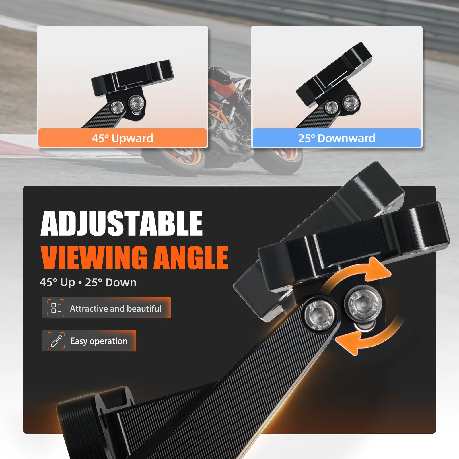 Für KTM 125 Duke 250 Duke 390 Duke 2026 2025 2024 AMPS-Gerätehalterung Telefonhalter GPS-Halterungen Duke 125 Duke 250 Duke 390 – Detail 4
