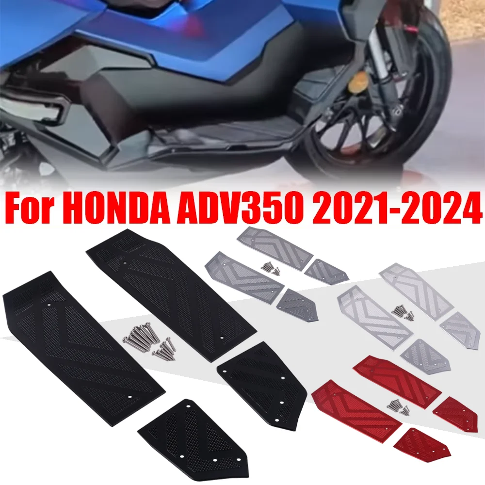 

For HONDA ADV350 ADV 350 2021 2022 2023 2024 Scooter Accessories Foot Pedals Pads Step Plate Footrest Footboard Footpad Footpegs