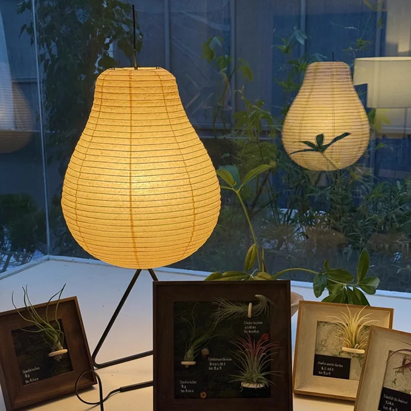 Japanese Style Rice Paper Floor Lamps Bedroom Zen Living Room Teahouse Dining Hall Homestay Delicate Illumination LED Desk Light