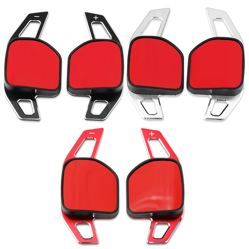 Car Steering Wheel DSG Shift Paddle Extension Stickers For Seat Alhambra Ateca Leon 5F FR Tarraco Ibiza 6P Cupra ST Accessories