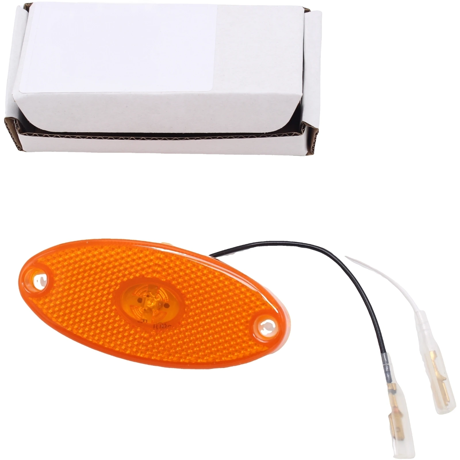 

SMLR2012 L2012 06028 12 В Янтарный овальный светодиодный боковой габаритный фонарь для каравана на колесах для Jokon Smlr 2012 автозапчасти