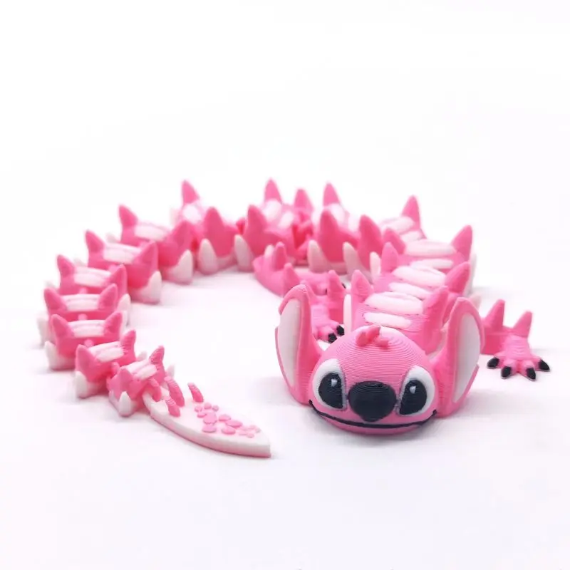 ثلاثية الأبعاد الطباعة غرزة التنين لعبة لطيف ليتل شيلونج سطح المكتب زخرفة الإبداعية هدية الشكل محاكاة لعب الأطفال الهدايا