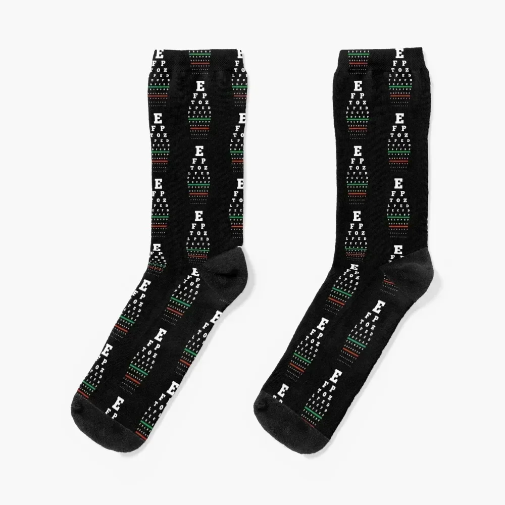Snellen Test Black Socks Toe sports sports and leisure valentine gift ideas designer brand Boy Socks Women's