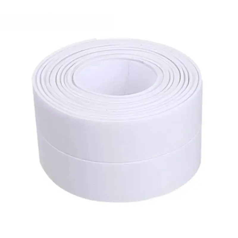 3.2m PVC Waterproof Sealing Tape for Bathroom Sink, Shower, Bathtub and Toilet - Self Adhesive Wall Sticker - Image 7