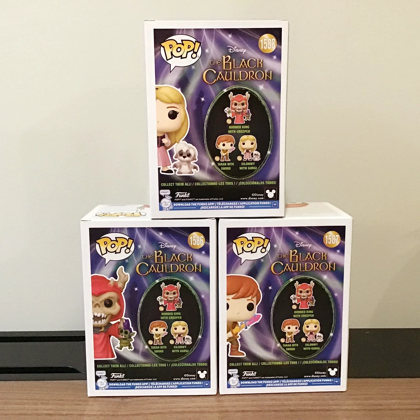 Disney Taran with Sword 1587 And Eilonwy with Gurgi 1588 Figurine Funko Pop Vinyl Figure Limited Edition Collect Model Toy Gift - Image 4