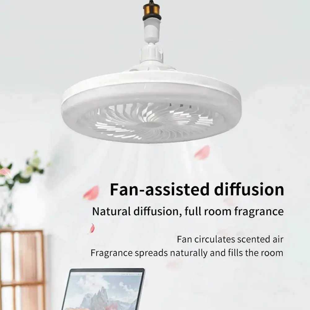 Smart Ceiling Fan Fans With Lights Remote Control Bedroom Decor Ventilator Lamp Air Invisible Blades Silent