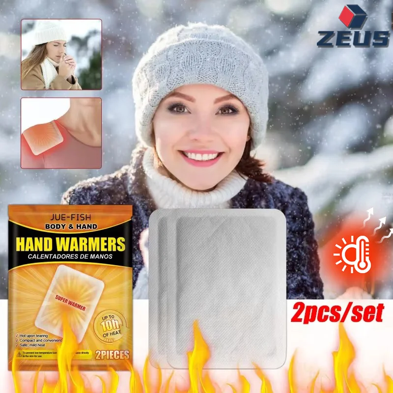 80PCS/40Set 10 Hours of Fever Portable Warmer Patch Long Lasting Self Heating Patch Winter Cold Prevention and Essential Patch