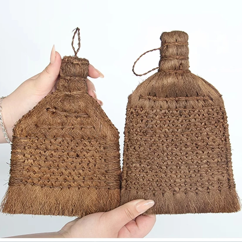 Lifetime Use Palm Fiber Brush for Mounting - 3cm Thick Handmade Non Shedding for Scrolls & Rubbing Chinese Calligraphy & Rubbing