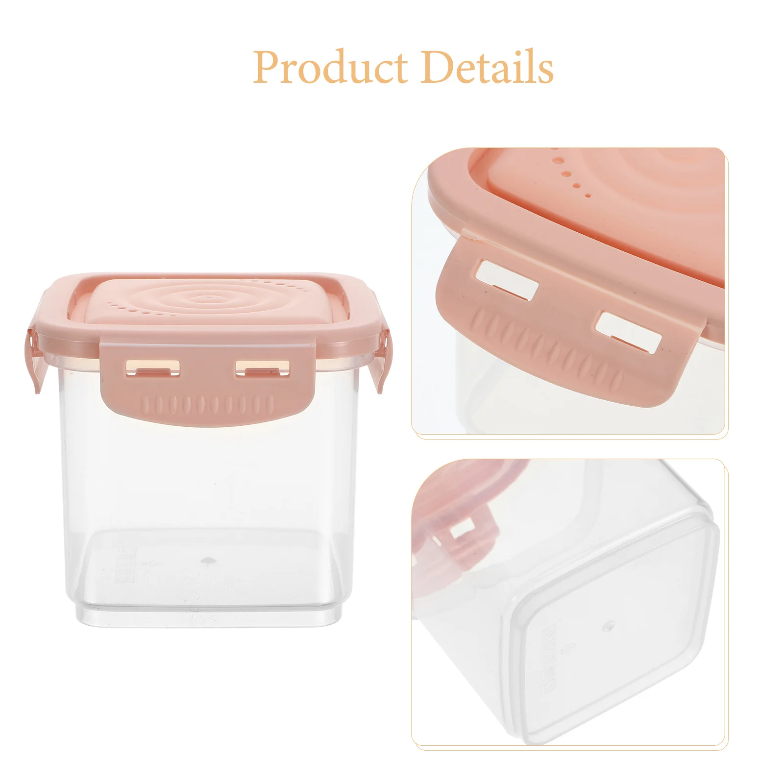 

Reusable Yogurt Storage Box Large Capacity Airtight Sealed Food Container for Bread Cereals Beans Kitchen Storage