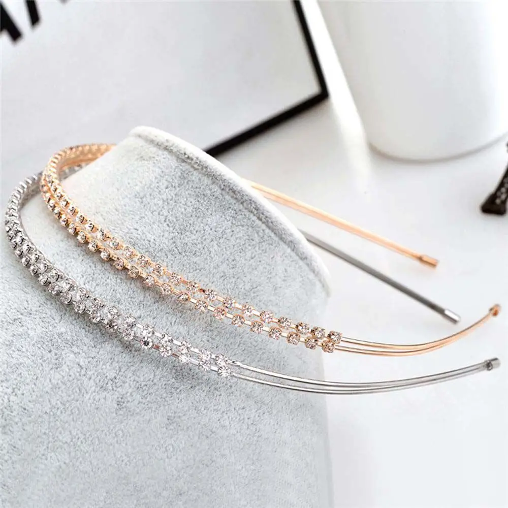 Women Sweet Cross Crystal imitation pearl Fashion Hairband Hair Hoop Hair Accessories Headband